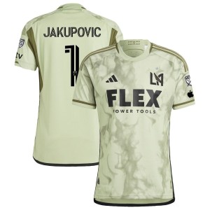 Eldin Jakupovic LAFC adidas 2023 Smokescreen Authentic Jersey - Green