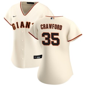 Brandon Crawford San Francisco Giants Nike Women's Home Replica Jersey - Cream