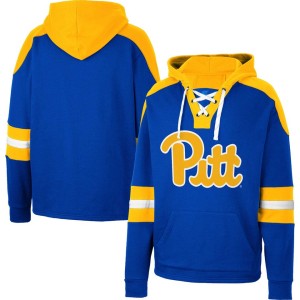 Pitt Panthers Colosseum Lace-Up 4.0 Pullover Hoodie - Royal