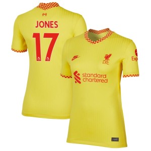 Curtis Jones Liverpool Nike Women's 2021/22 Third Breathe Stadium Jersey - Yellow