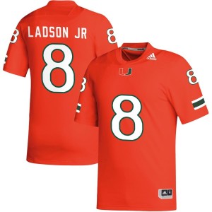 Frank Ladson Jr Miami Hurricanes adidas NIL Replica Football Jersey - Orange