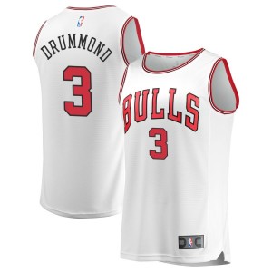 Andre Drummond Chicago Bulls Fanatics Branded Fast Break Replica Jersey - Association Edition - White