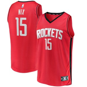Daishen Nix Houston Rockets Fanatics Branded 2021/22 Fast Break Replica Jersey - Icon Edition - Red