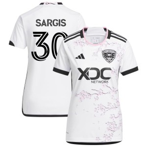 Hayden Sargis D.C. United adidas Women's 2023 The Cherry Blossom Kit Replica Jersey - White
