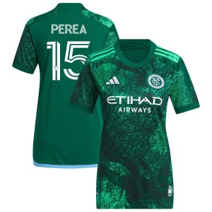 Andres Perea  New York City FC adidas Women's 2023 The Parks Replica Jersey - Green