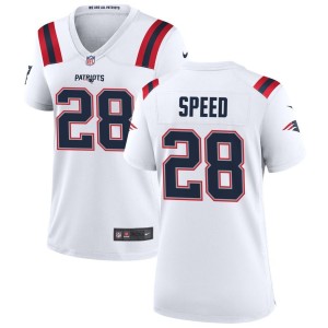 Ameer Speed Nike New England Patriots Women's Game Jersey - White
