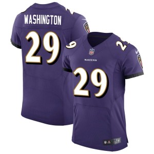 Ar'Darius Washington Baltimore Ravens Nike Speed Machine Elite Jersey - Purple