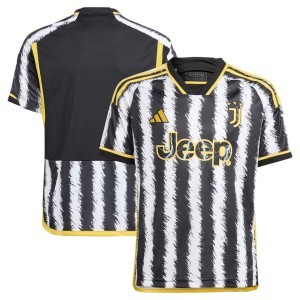 Juventus adidas Youth 2023/24 Home Replica Jersey - Black