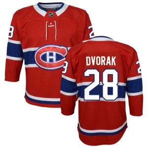 Christian Dvorak Montreal Canadiens Youth Home Premier Jersey - Red
