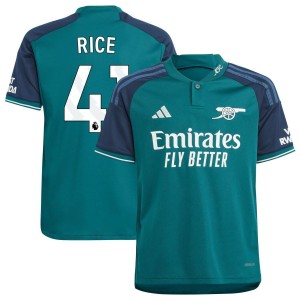 Declan Rice  Arsenal adidas Youth 2023/24 Third Replica Jersey - Green