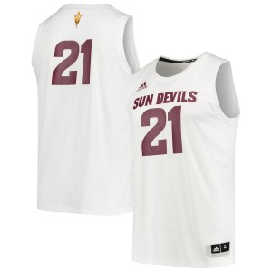 #21 Arizona State Sun Devils adidas Swingman Jersey - White