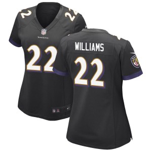 Damarion Williams Baltimore Ravens Nike Women's Alternate Game Jersey - Black