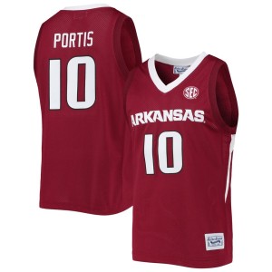 Bobby Portis Arkansas Razorbacks Original Retro Brand Alumni Commemorative Replica Basketball Jersey - Cardinal