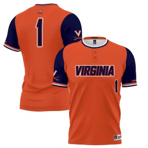 #1 Virginia Cavaliers ProSphere Youth Softball Jersey - Orange