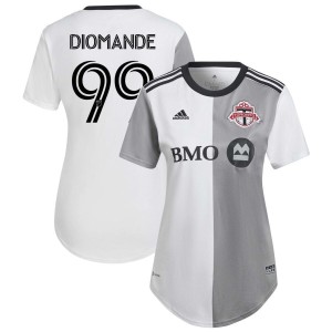 Adama Diomande Toronto FC adidas Women's 2022 Community Kit Replica Jersey - White