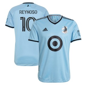 Emanuel Reynoso Minnesota United FC adidas 2021 The River Kit Authentic Jersey - Light Blue