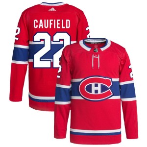 Cole Caufield Montreal Canadiens adidas Home Primegreen Authentic Pro Jersey - Red