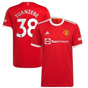 Axel Tuanzebe Manchester United adidas 2021/22 Home Replica Player Jersey - Red