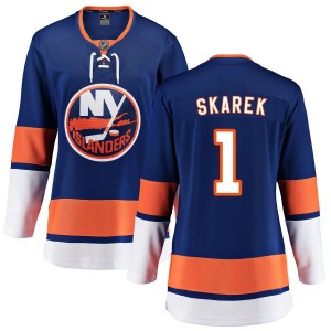 Jakub Skarek New York Islanders Fanatics Branded Women's Home Breakaway Jersey - Blue