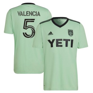 Jhojan Valencia Austin FC adidas 2022 The Sentimiento Kit Replica Player Jersey - Mint