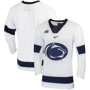 Penn State Nittany Lions Nike Replica College Hockey Jersey - White