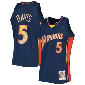 Baron Davis Golden State Warriors Mitchell & Ness 1996-97 Hardwood Classics NBA 75th Anniversary Diamond Swingman Jersey - Royal