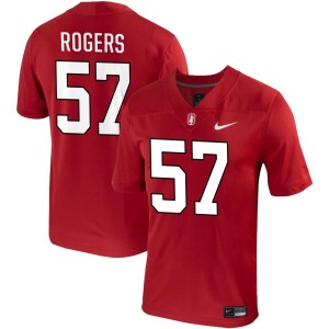 Levi Rogers Stanford Cardinal Nike NIL Replica Football Jersey - Cardinal