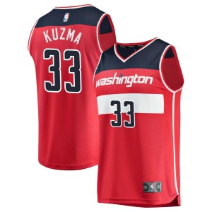 Kyle Kuzma Washington Wizards Fanatics Branded Fast Break Replica Jersey Red - Icon Edition