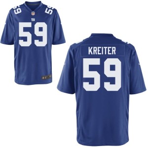 Casey Kreiter New York Giants Nike Youth Game Jersey - Royal
