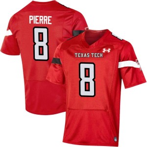 Jesiah Pierre Texas Tech Red Raiders Under Armour NIL Replica Football Jersey - Red