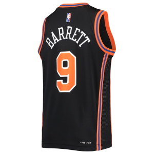 Boys' Grade School Barrett Rj Nike Knicks City Edition Swingman Jersey - Black