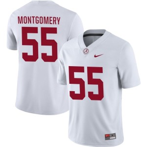 Roq Montgomery Alabama Crimson Tide Nike NIL Replica Football Jersey - White