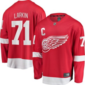 Men's Fanatics Branded Dylan Larkin Red Detroit Red Wings Home Captain Premier Breakaway Player Jersey