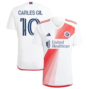 Carles Gil Carles Gil New England Revolution adidas 2023 Defiance Replica Jersey - White