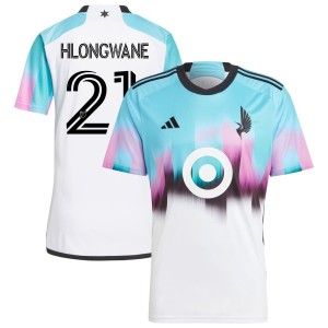 Bongokuhle Hlongwane Minnesota United FC adidas 2023 The Northern Lights Kit Replica Jersey - White