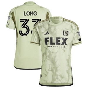 Aaron Long LAFC adidas 2023 Smokescreen Authentic Jersey - Green