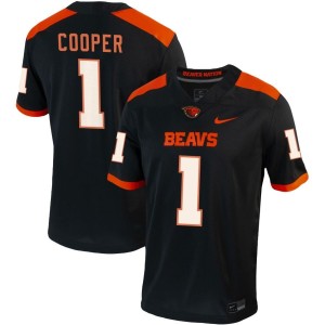 Ryan Cooper Oregon State Beavers Nike NIL Replica Football Jersey - Black