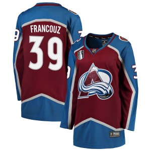 Pavel Francouz Colorado Avalanche Fanatics Branded Women's Home 2022 Stanley Cup Final Breakaway Jersey - Burgundy