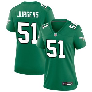 Cam Jurgens Philadelphia Eagles Nike Women's Alternate Game Jersey - Kelly Green