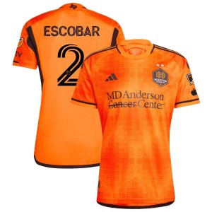 Franco Escobar Houston Dynamo FC adidas 2023 El Sol Authentic Jersey - Orange