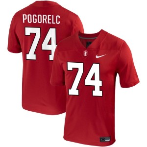James Pogorelc Stanford Cardinal Nike NIL Replica Football Jersey - Cardinal