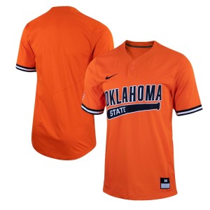 Oklahoma State Cowboys Nike Two-Button Replica Baseball Jersey - Orange