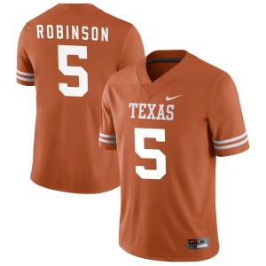Bijan Robinson Texas Longhorns Nike NIL Replica Football Jersey - Texas Orange