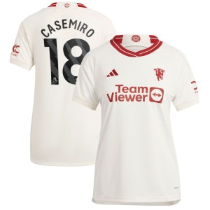 Casemiro Manchester United adidas 2023/24 Third Replica Player Jersey - White