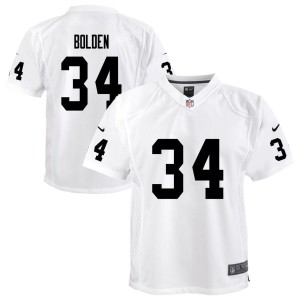 Brandon Bolden Las Vegas Raiders Nike Youth Team Game Jersey - White