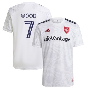 Bobby Wood Real Salt Lake adidas 2021 The Supporter's Secondary Kit Replica Player Jersey - White