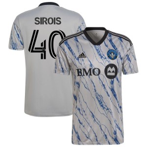 Jonathan Sirois CF Montreal adidas 2023 Secondary Replica Jersey - Gray