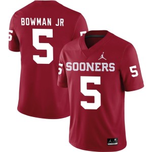 Billy Bowman Jr Oklahoma Sooners Jordan Brand NIL Replica Football Jersey - Crimson
