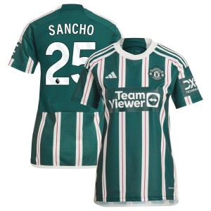 Jadon Sancho  Manchester United adidas Women's 2023/24 Away Replica Jersey - Green
