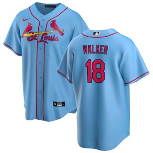 Jordan Walker St. Louis Cardinals Nike Alternate Replica Jersey - Light Blue